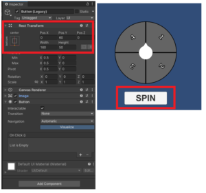 ホイールを回転させるルーレットを作成|Unityゲーム制作 | NO システム, NO ライフ